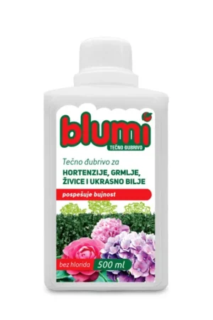 Tečno đubrivo za hortenzije Blumi 500ml - prihrana Tečno đubrivo za hortenzije Blumi 500ml - prihrana - Slika 1
