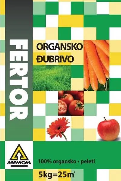 Fertor organsko đubrivo - peleti od kokošijeg đubriva fertor organsko dubrivo 2