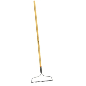 Lučne grablje 16 zubaca sa drvenom drškom - 41cm