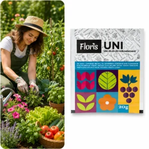 Floris UNI 20-20-20+ME vodotopivo đubrivo, kesica 20 g