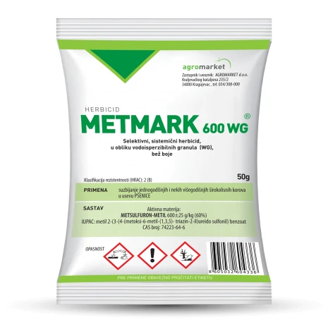 Metmark WG herbicid za pšenicu 50 g Metmark WG herbicid za pšenicu, pakovanje 50 g