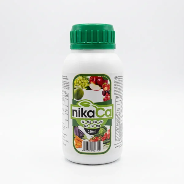 NIKA Ca tečno đubrivo sa kalcijumom 250 ml NIKA Ca tečno đubrivo sa kalcijumom, pakovanje 250 ml